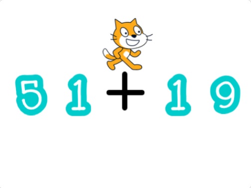 算数でプログラミング教育 スクラッチで足し算の計算練習