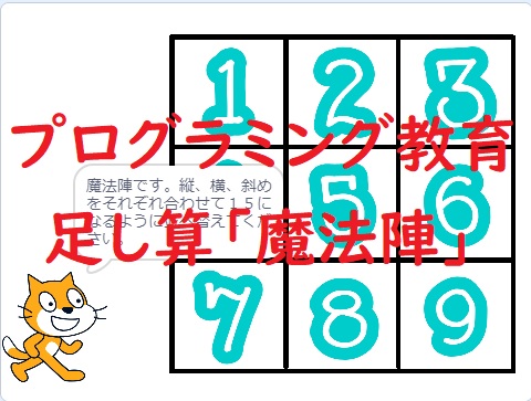 簡単なプログラム例で即実践プログラミング教育 スクラッチで小学校算数 足し算